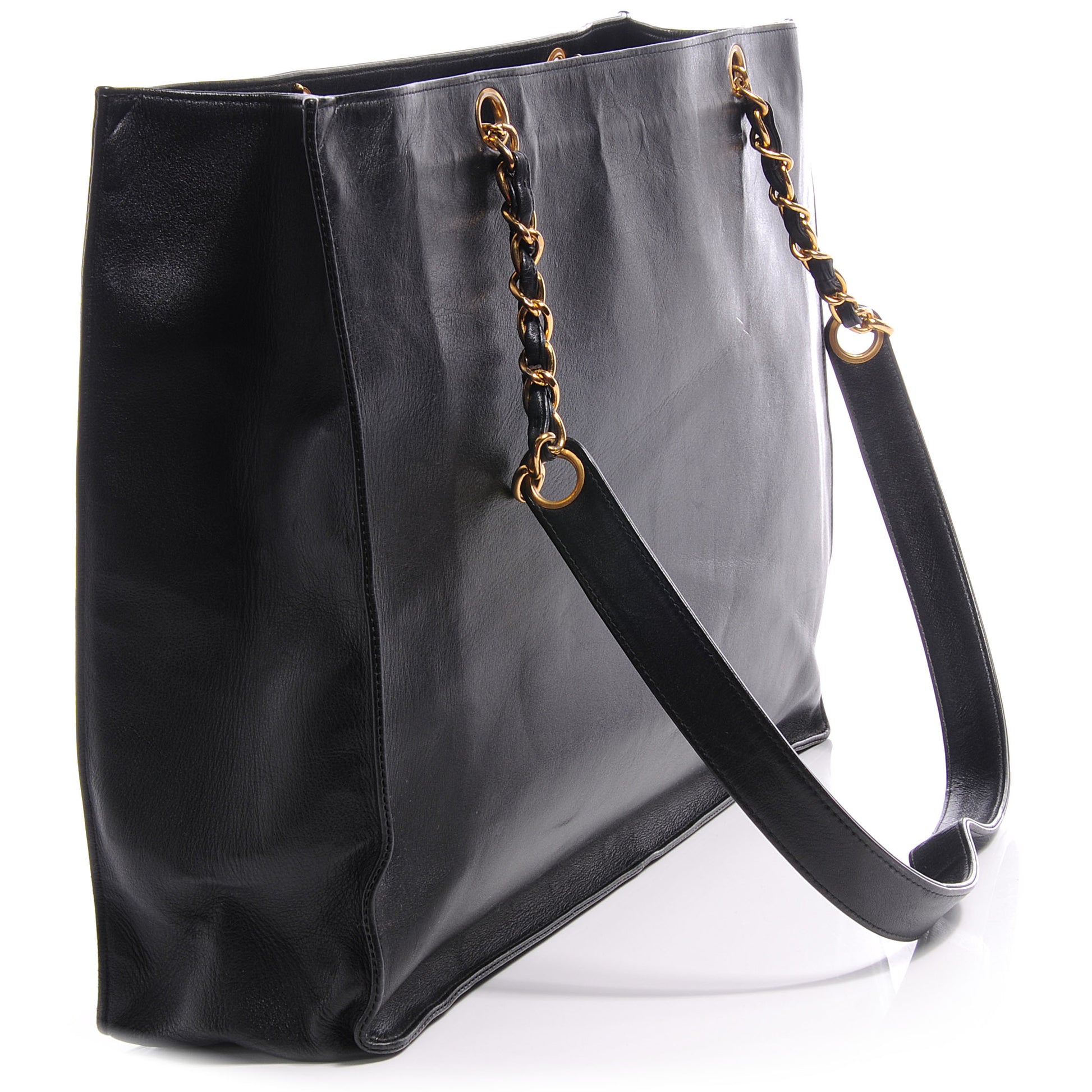 Chanel Lambskin Jumbo CC Shoulder Bag Black 3 of 8