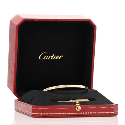 Cartier 18K Yellow Gold Small LOVE Bracelet 19 5 of 5