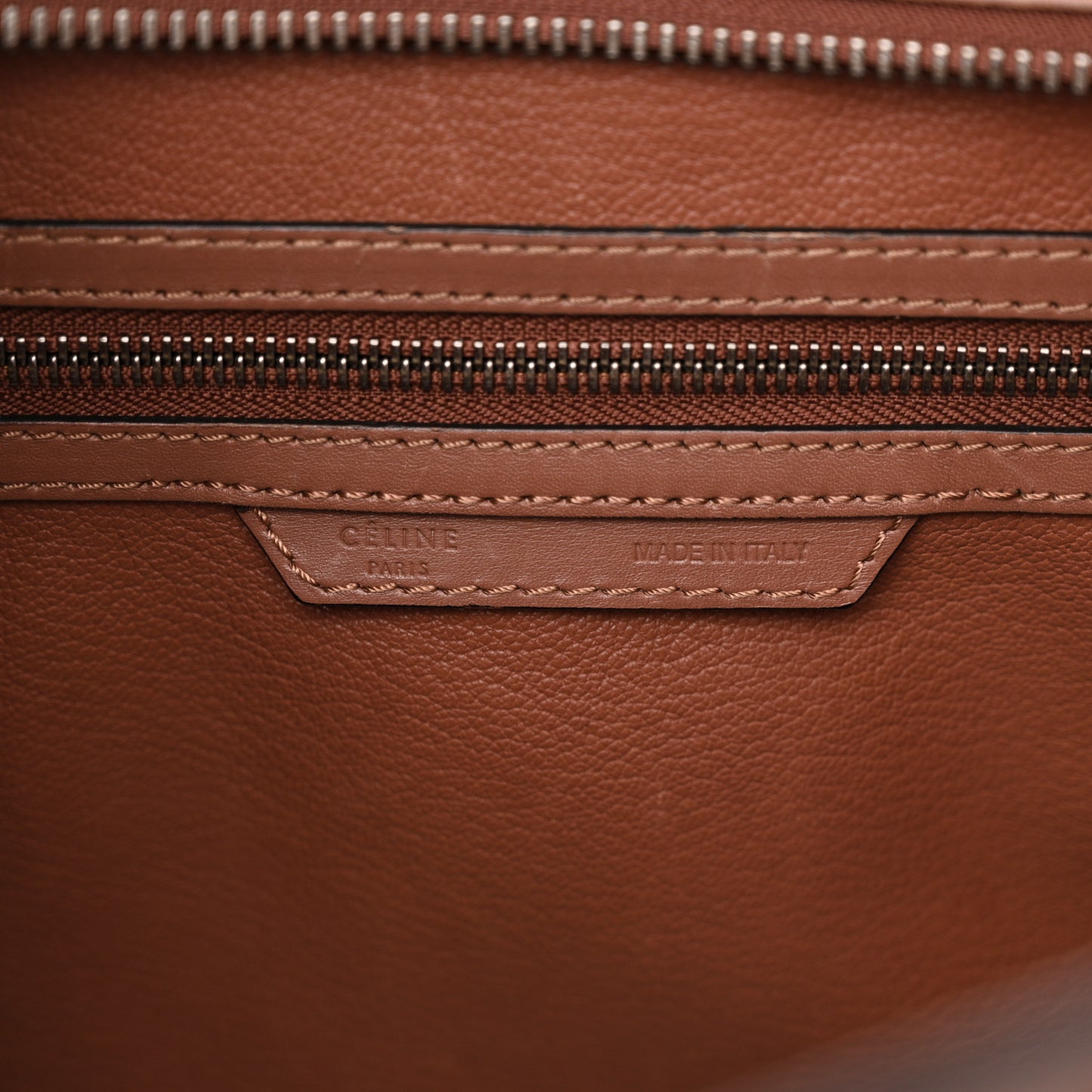 Smooth Calfskin Mini Luggage Sienna