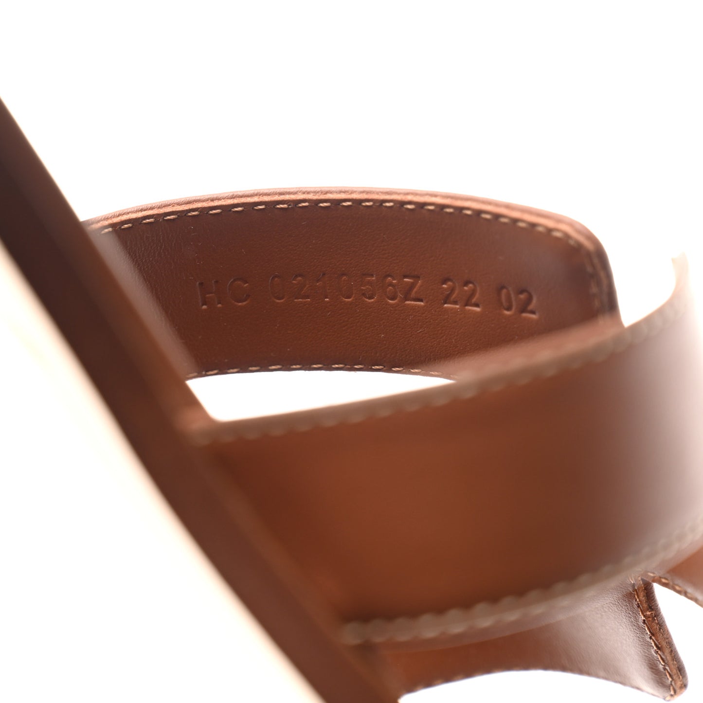 Box Calfskin Oran Sandals 38 Gold