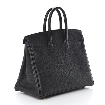 Hermes Togo Birkin 25 Black 2 of 7