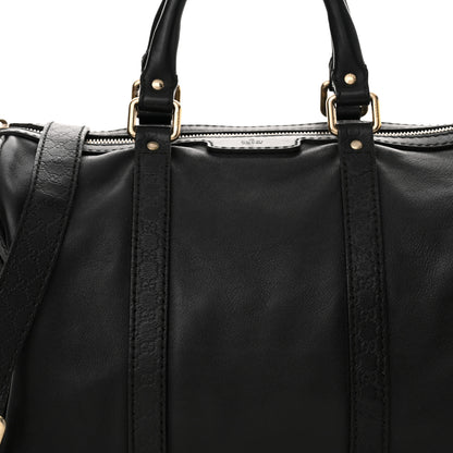 Gucci Calfskin Microguccissima Trim Medium Boston Black 8 of 16