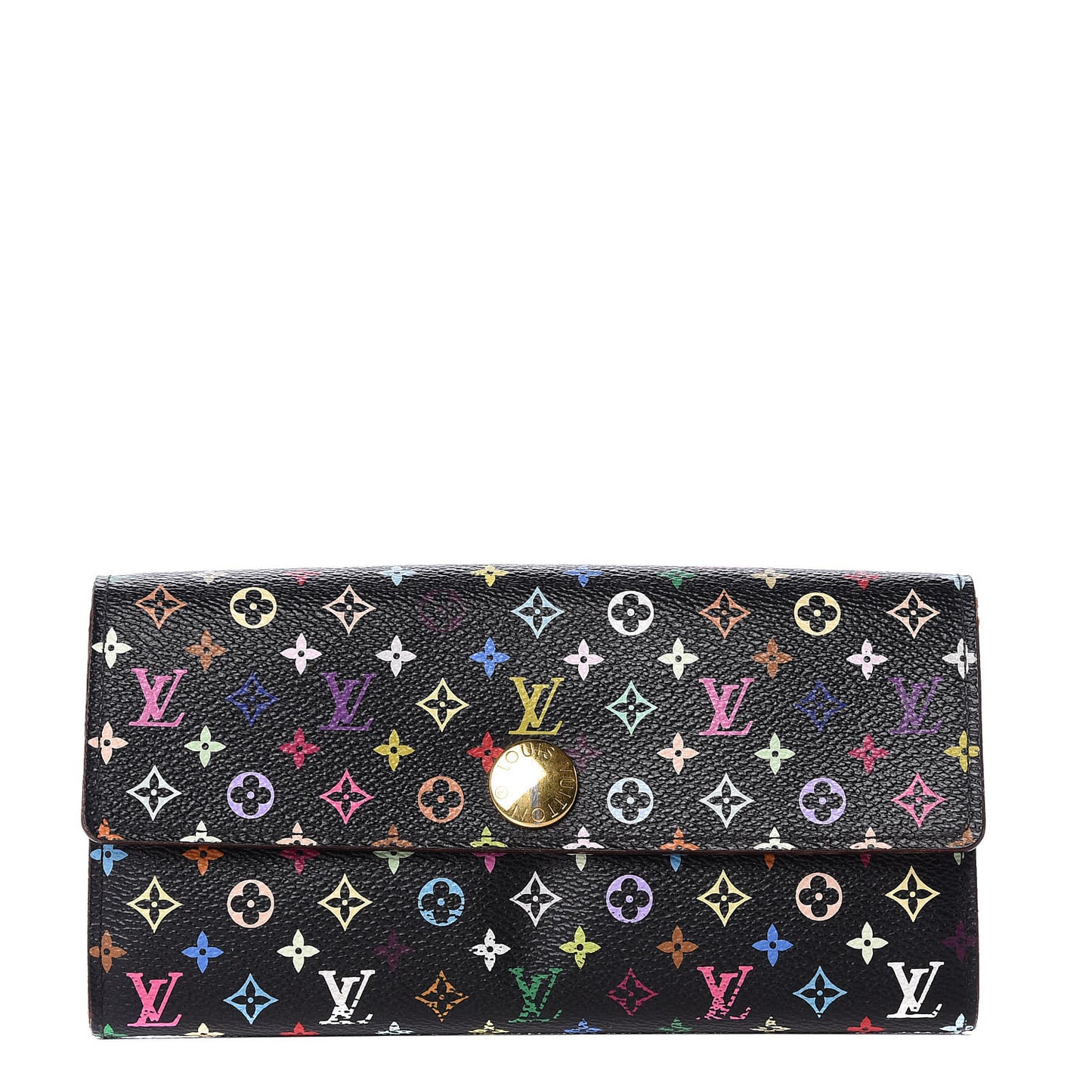 Monogram Multicolor Sarah Wallet Black Grenade