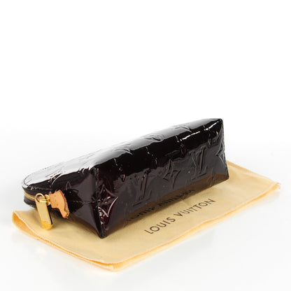 Louis Vuitton Vernis Cosmetic Pouch Amarante 4 of 7