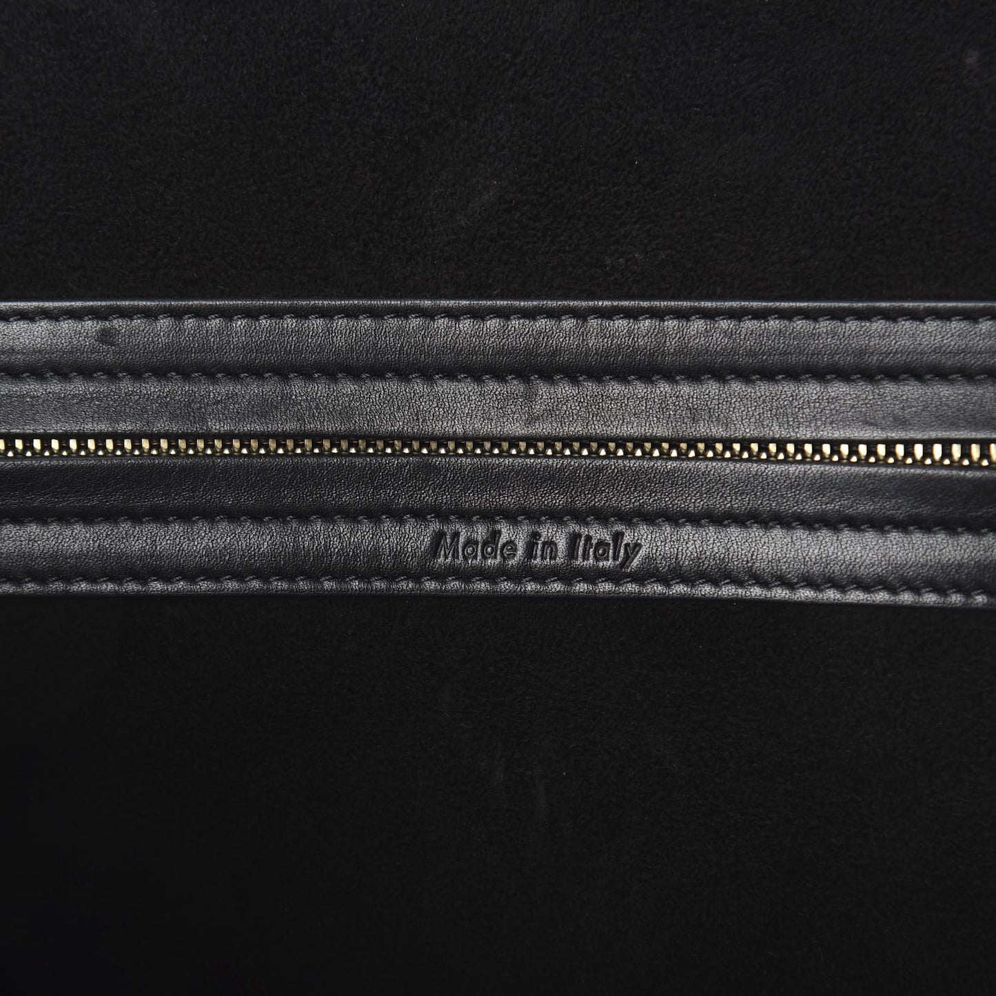 Supple Calfskin Medium Phantom Luggage Black
