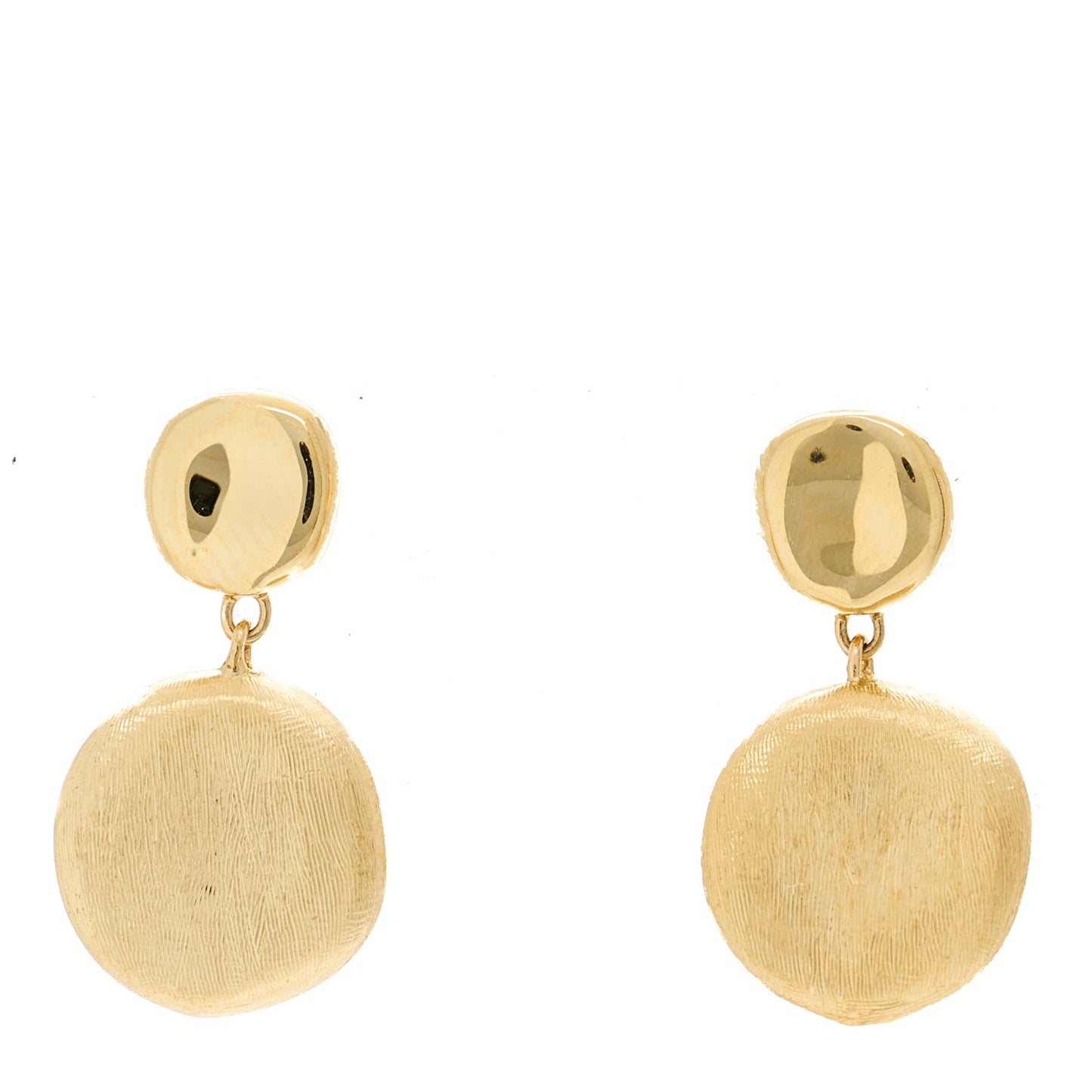 18K Yellow Gold Jaipur Double Drop Earrings