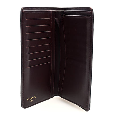 Chanel Caviar Quilted Yen Wallet Black 5 of 7