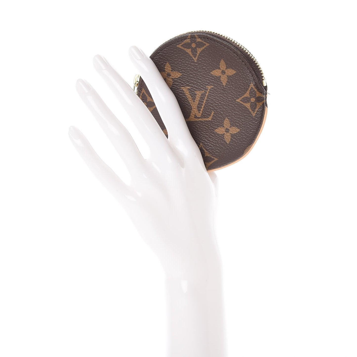 Monogram Round Coin Purse