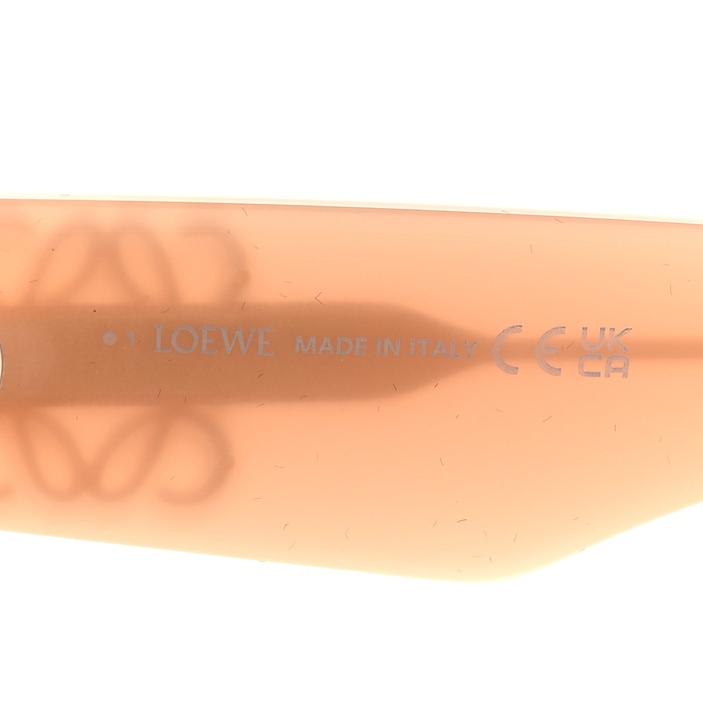 Acetate Anagram Cat Eye Sunglasses LW40145F Pink Brown