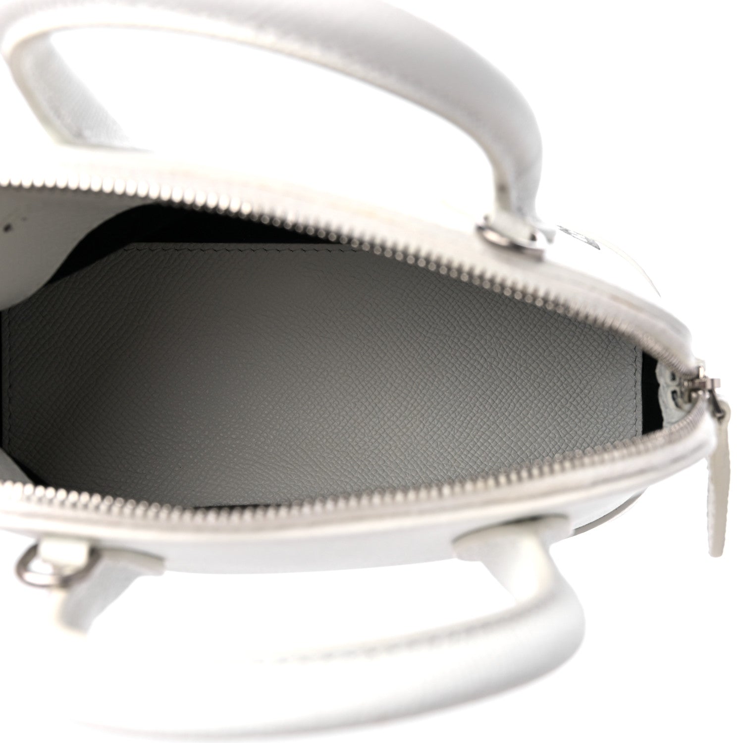 Balenciaga Grained Calfskin XXS Ville Top Handle Bag White Black 5 of 12