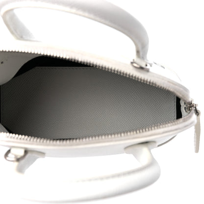 Balenciaga Grained Calfskin XXS Ville Top Handle Bag White Black 5 of 12