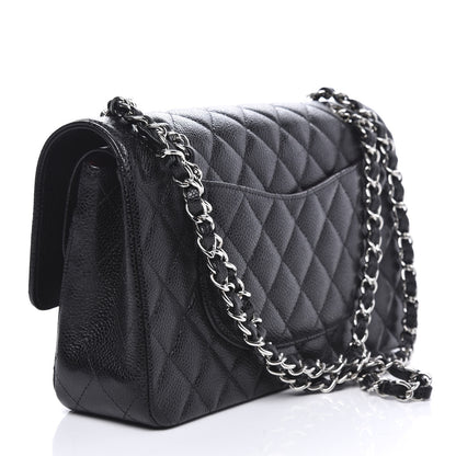 Chanel Caviar Quilted Medium Double Flap Black 2 of 10