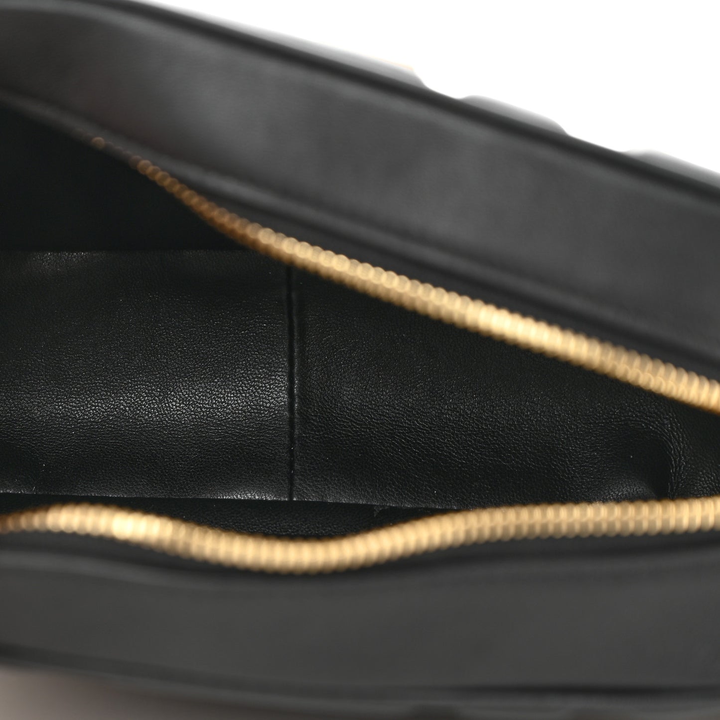 Calfskin Quilted Medium Gancini Camera Case Black