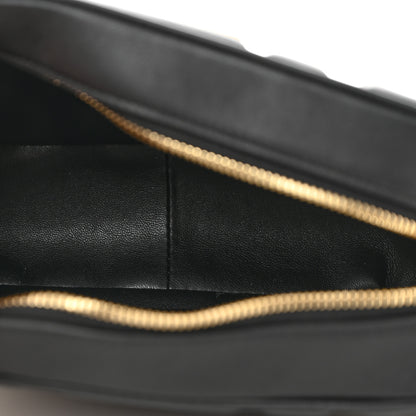 Salvatore Ferragamo Calfskin Quilted Medium Gancini Camera Case Black 5 of 10