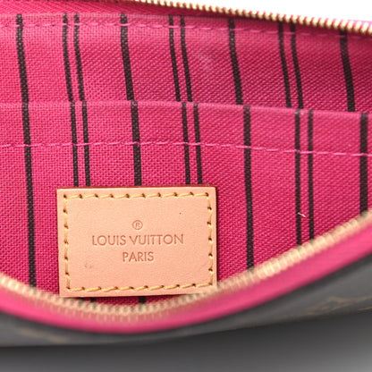 Louis Vuitton Monogram Neverfull MM GM Pochette Pivoine 6 of 6