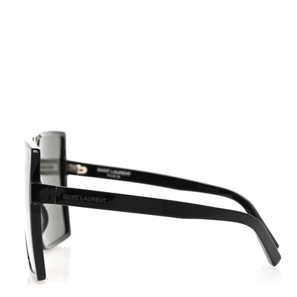 Saint Laurent Acetate Betty Sunglasses SL183 Black 3 of 8