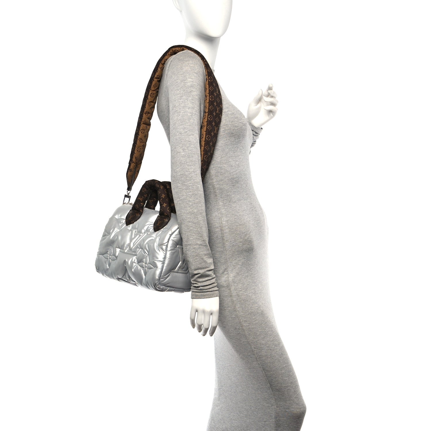 Louis Vuitton Econyl Mini Monogram Pillow Speedy Bandouliere 25 Silver 3 of 9