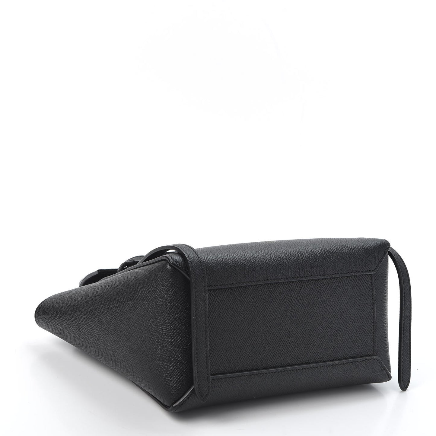 Grained Calfskin Nano Belt Bag Black