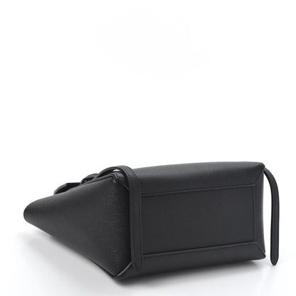 Celine Grained Calfskin Nano Belt Bag Black 3 of 10
