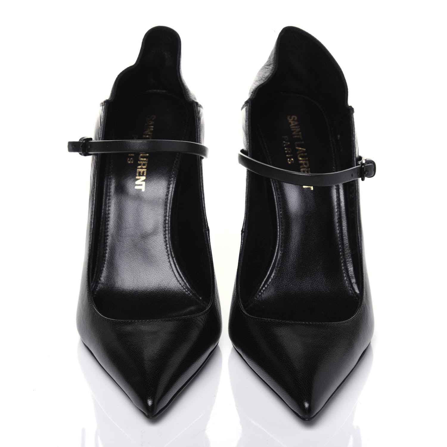 Saint Laurent Nappa Majorelle 105 Pumps 36 Black 2 of 10