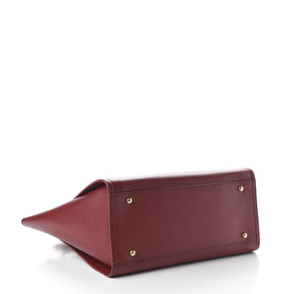 Chanel Caviar Small Studded Deauville Tote Red 4 of 10