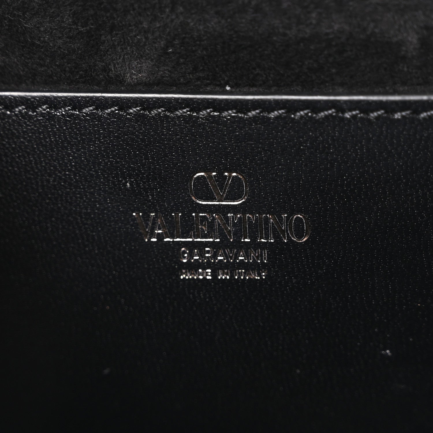 Valentino Garavani Calfskin Floral Embroidered Monochrome Vlogo Small Loco Shoulder Bag Black 10 of 17