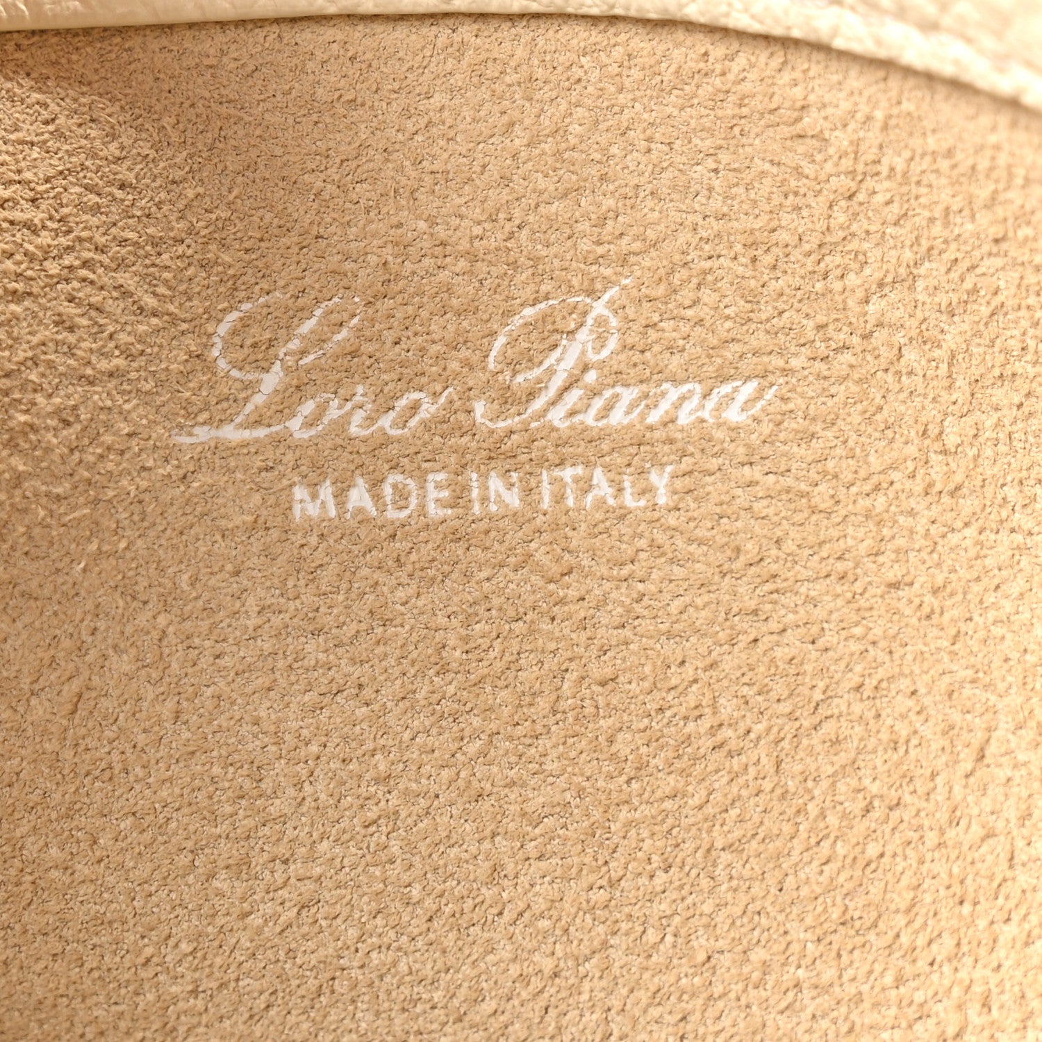 Loro Piana Grained Calfskin Small Bale Bag Whisper White 6 of 10