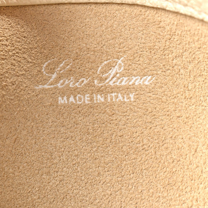 Loro Piana Grained Calfskin Small Bale Bag Whisper White 6 of 10