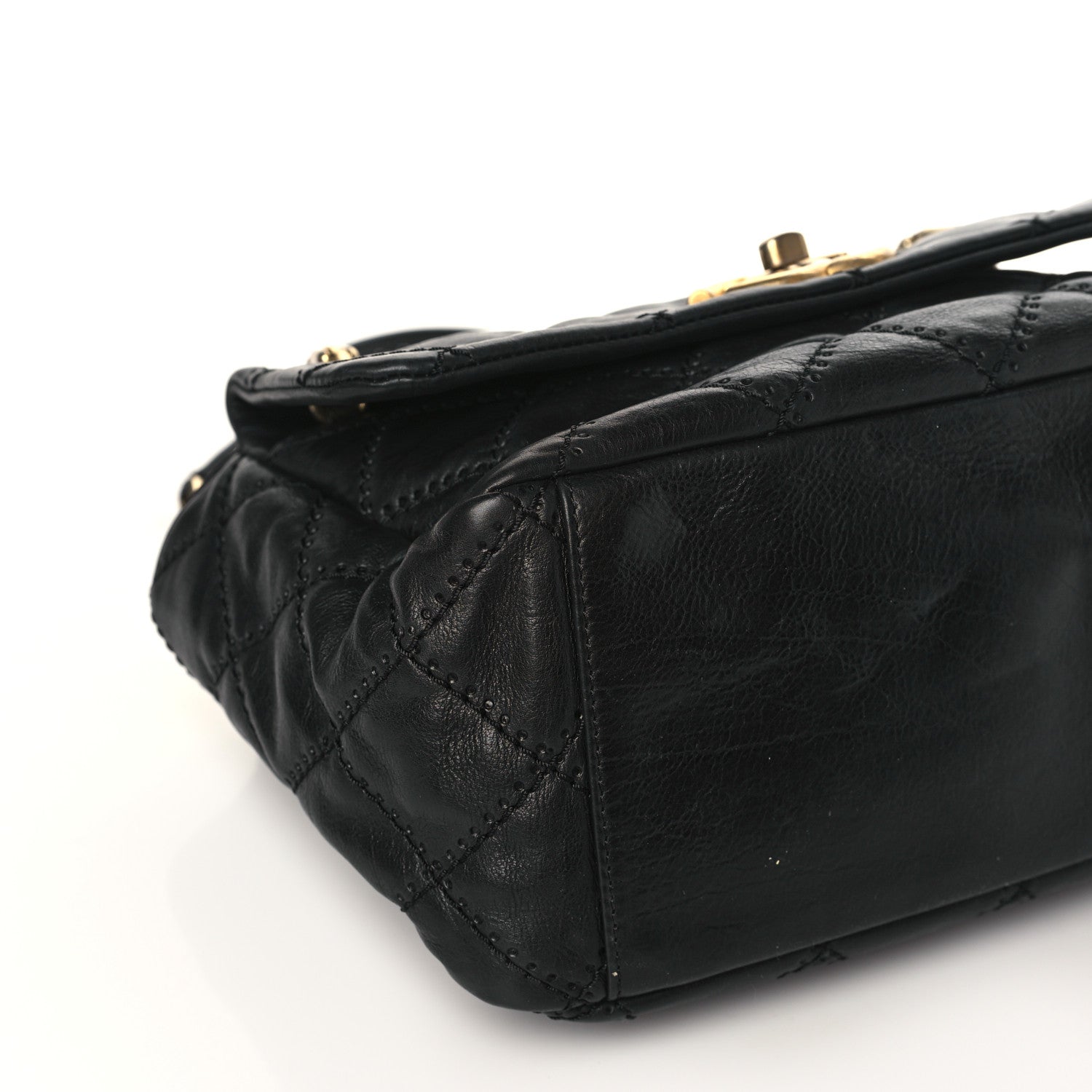 Chanel Calfskin Quilted Retro Chain Camera Case Black 8 of 9