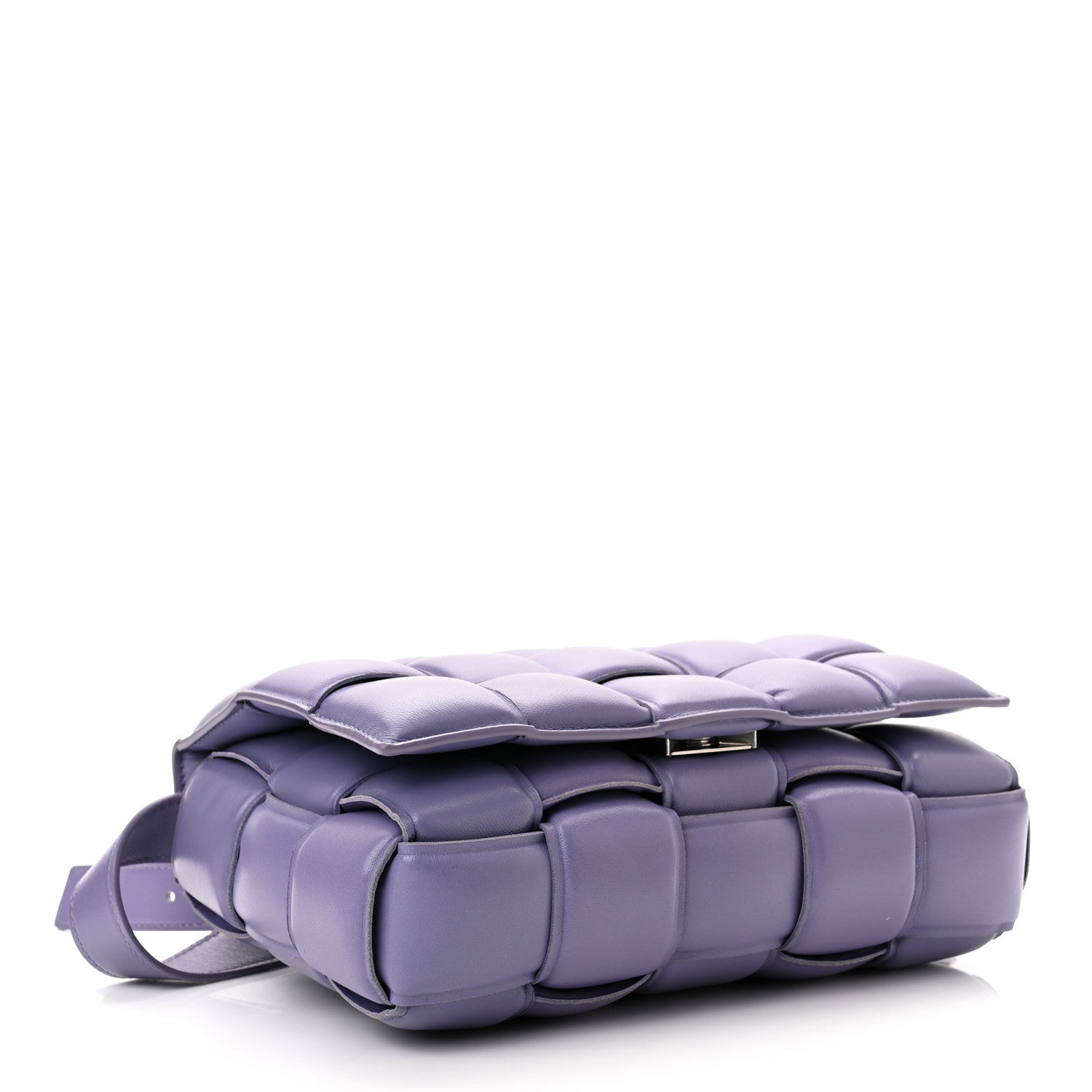 Bottega Veneta Nappa Maxi Intreccio Padded Cassette Crossbody Bag Lavender 4 of 9