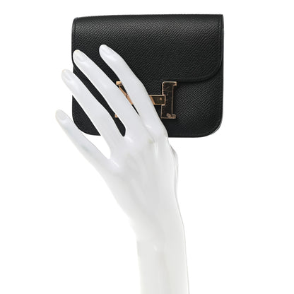 Hermes Epsom Constance Slim Wallet Black 2 of 7