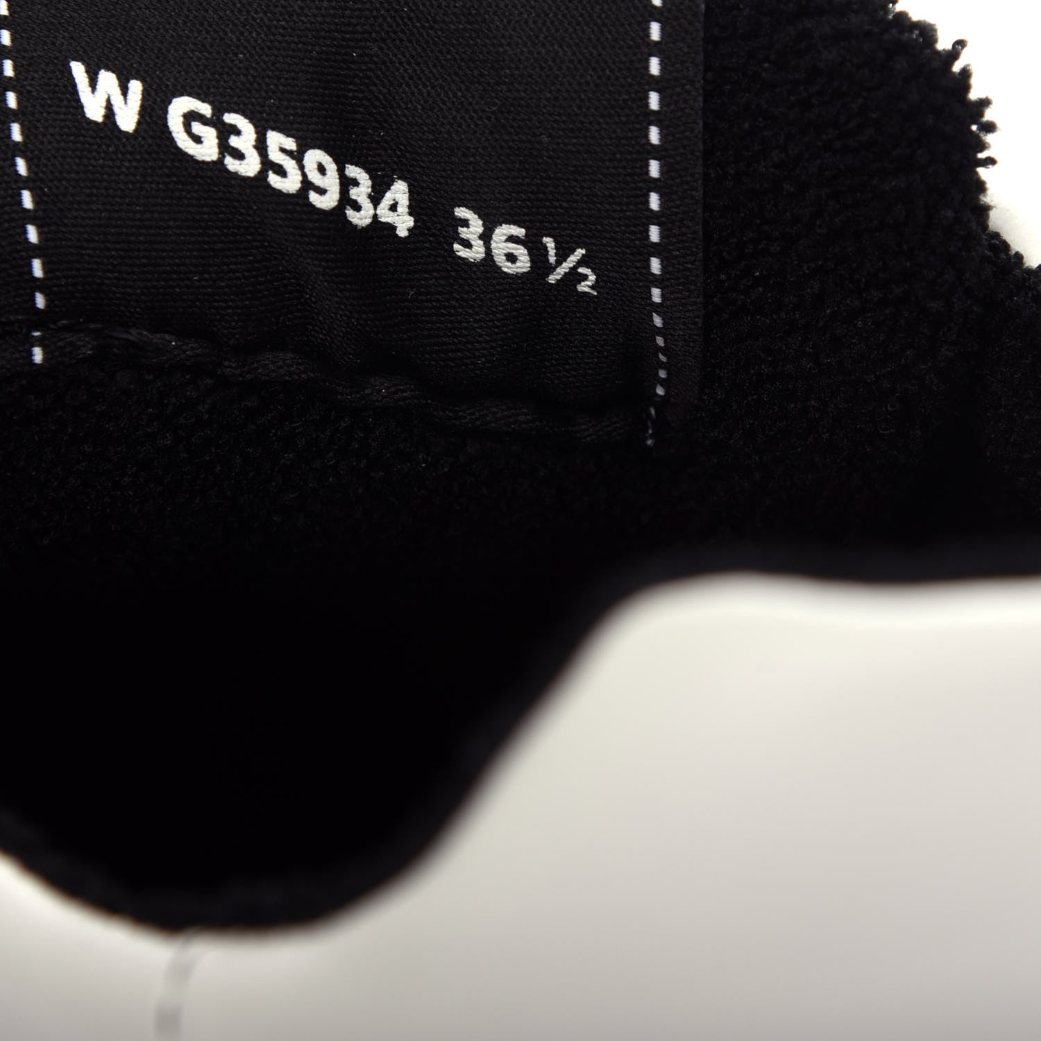 Chanel Calfskin Womens Logo Sneakers 36.5 White Black 10 of 11