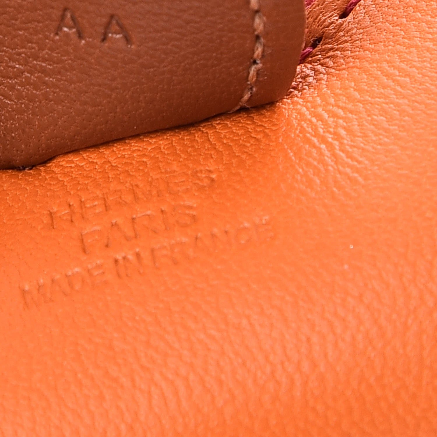 Hermes Milo Lambskin Grigri Rodeo Horse Bag Charm PM Orange Bougainvillea Gold Flamingo 3 of 4