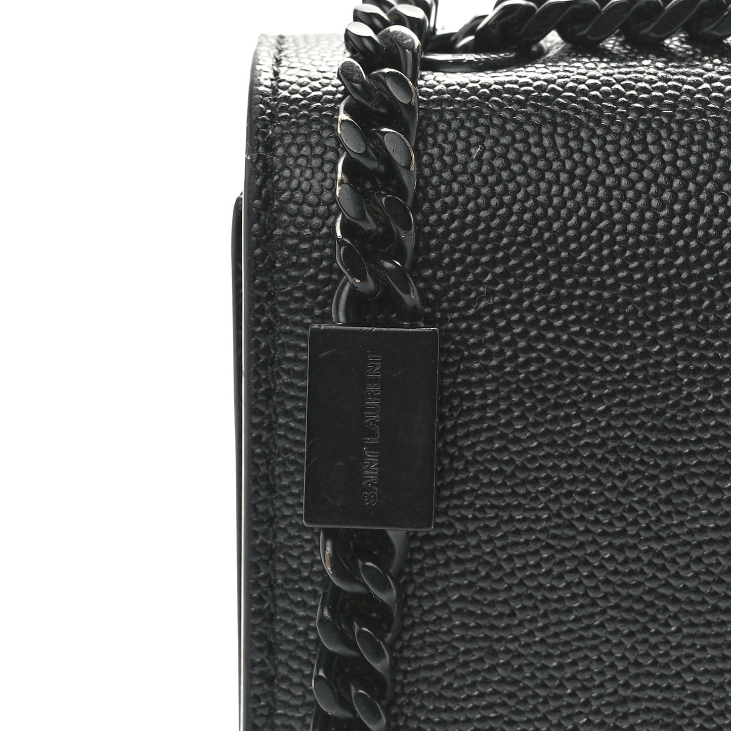 Grain De Poudre Small Monogram Kate Satchel Black