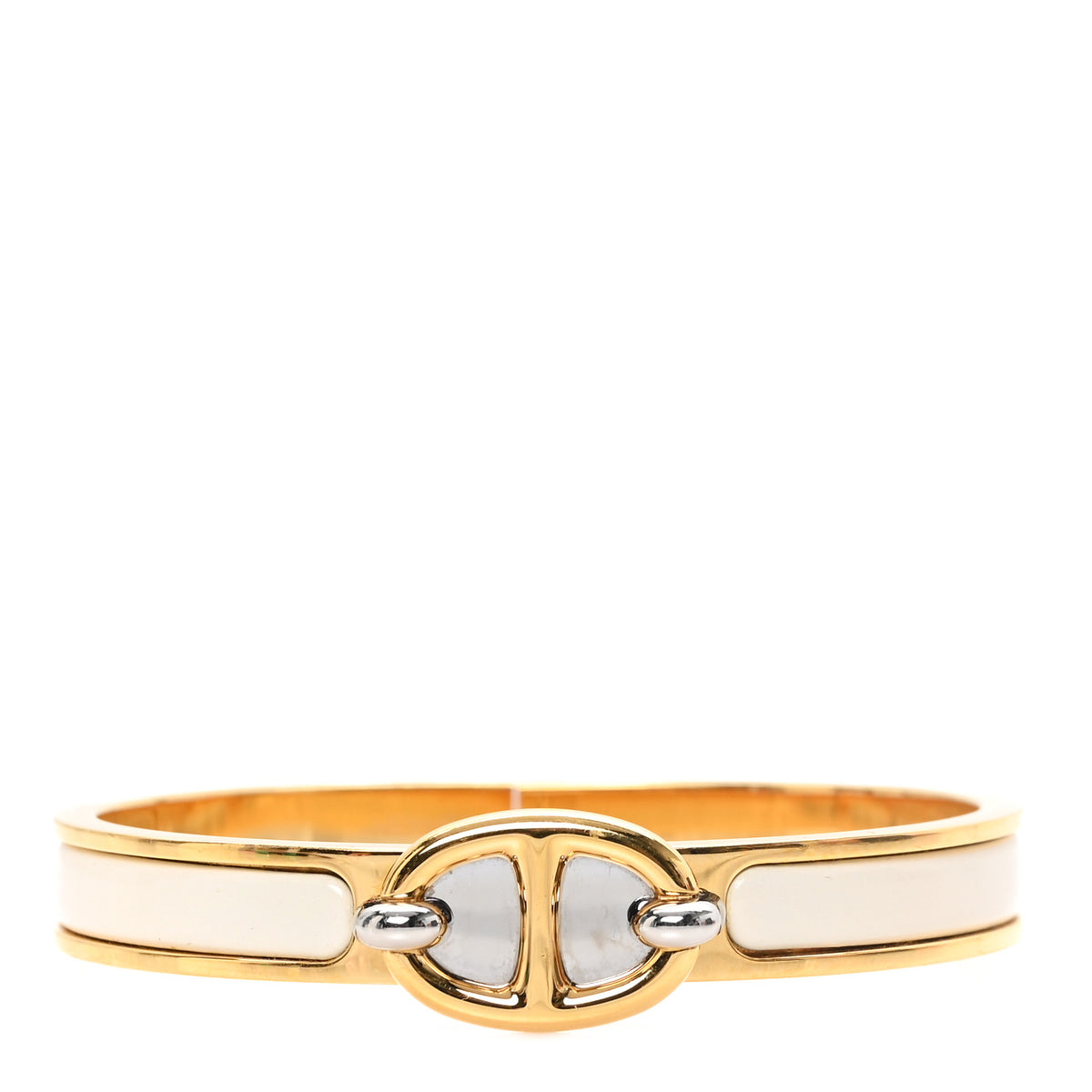 Enamel Mini Farandole Clic Chaine d'Ancre Bracelet PM Creme