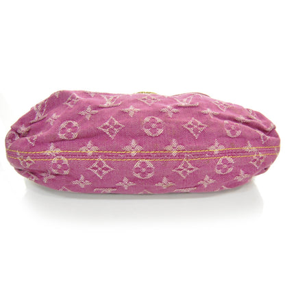 Louis Vuitton Monogram Denim Mini Pleaty Fuchsia 4 of 11