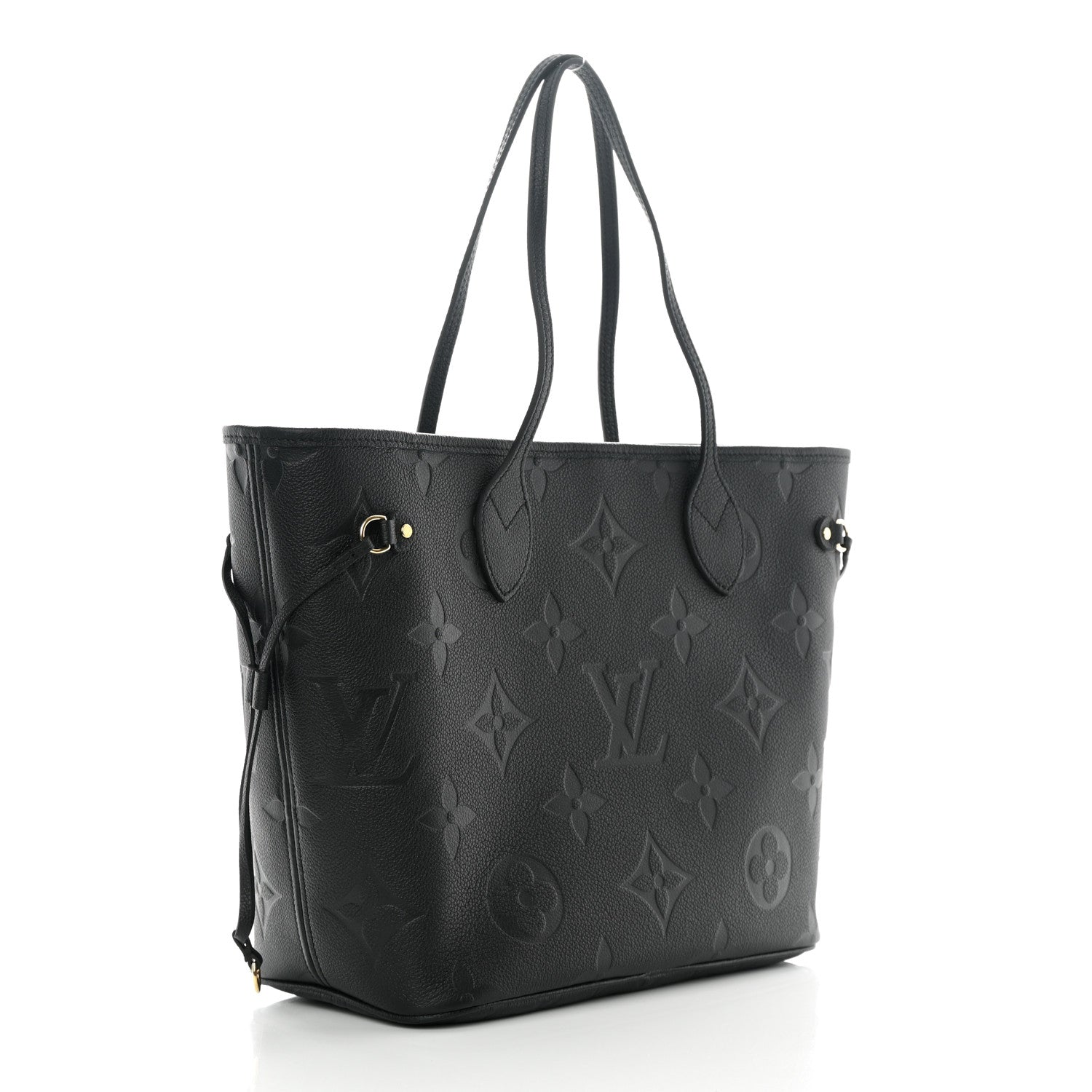 Louis Vuitton Empreinte Monogram Giant Neverfull MM Black 4 of 11