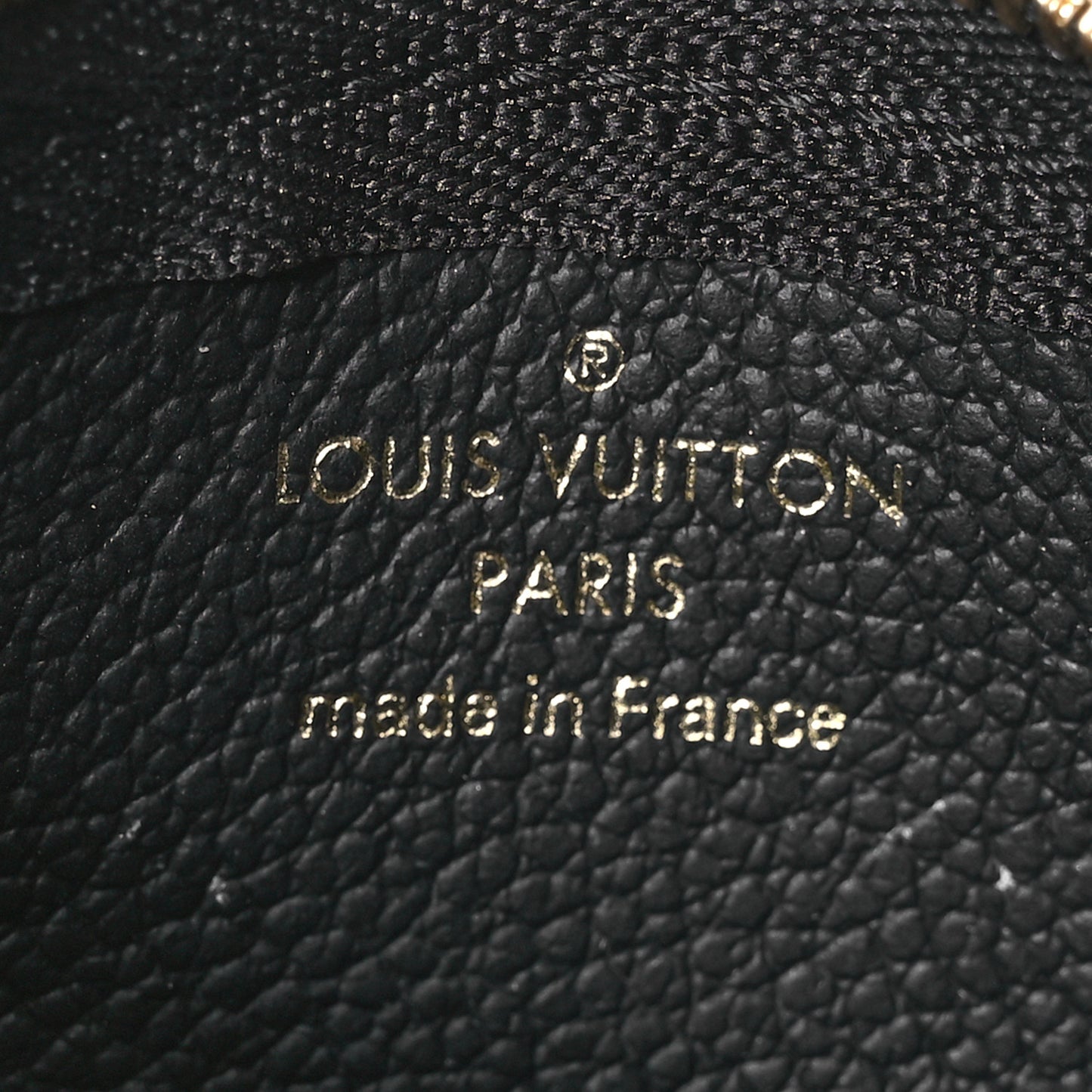 Empreinte Monogram Giant Key Pouch Black Beige