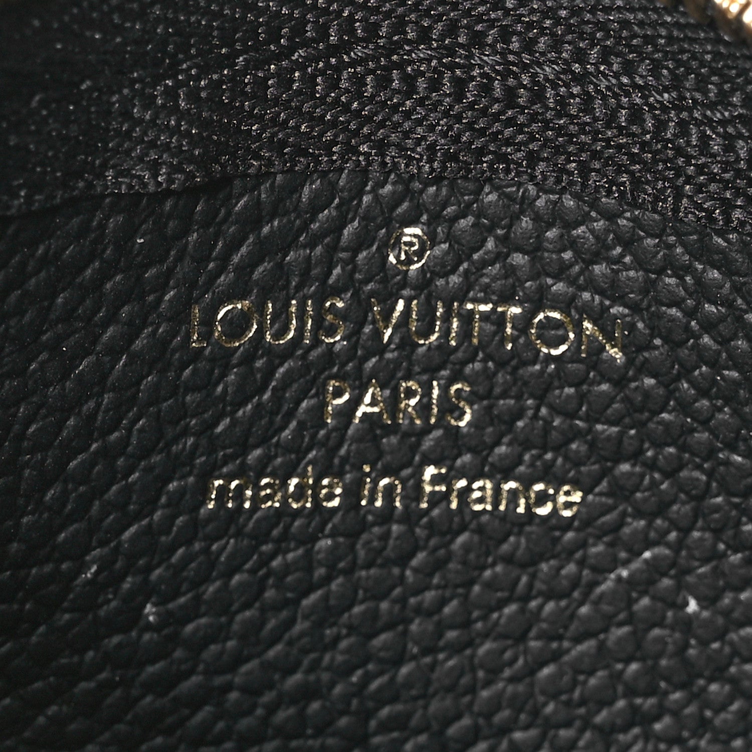Louis Vuitton Empreinte Monogram Giant Key Pouch Black Beige 6 of 8