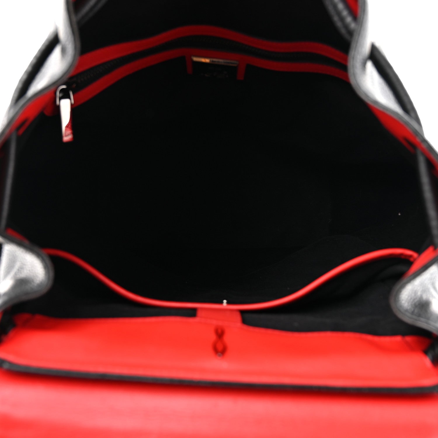 Christian Louboutin Calfskin Spiked Explorafunk Backpack Black 5 of 11
