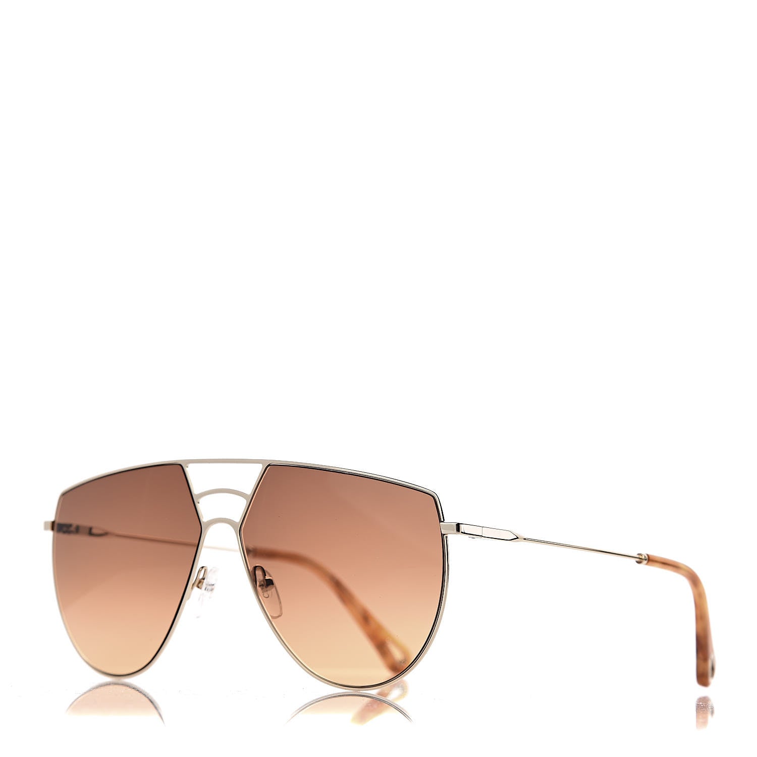 Chloe Aviator Sunglasses CE139S Gold Tortoise 1 of 8
