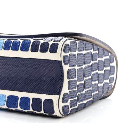 Louis Vuitton Epi Savane Twist Shoulder Bag MM Blue 11 of 11