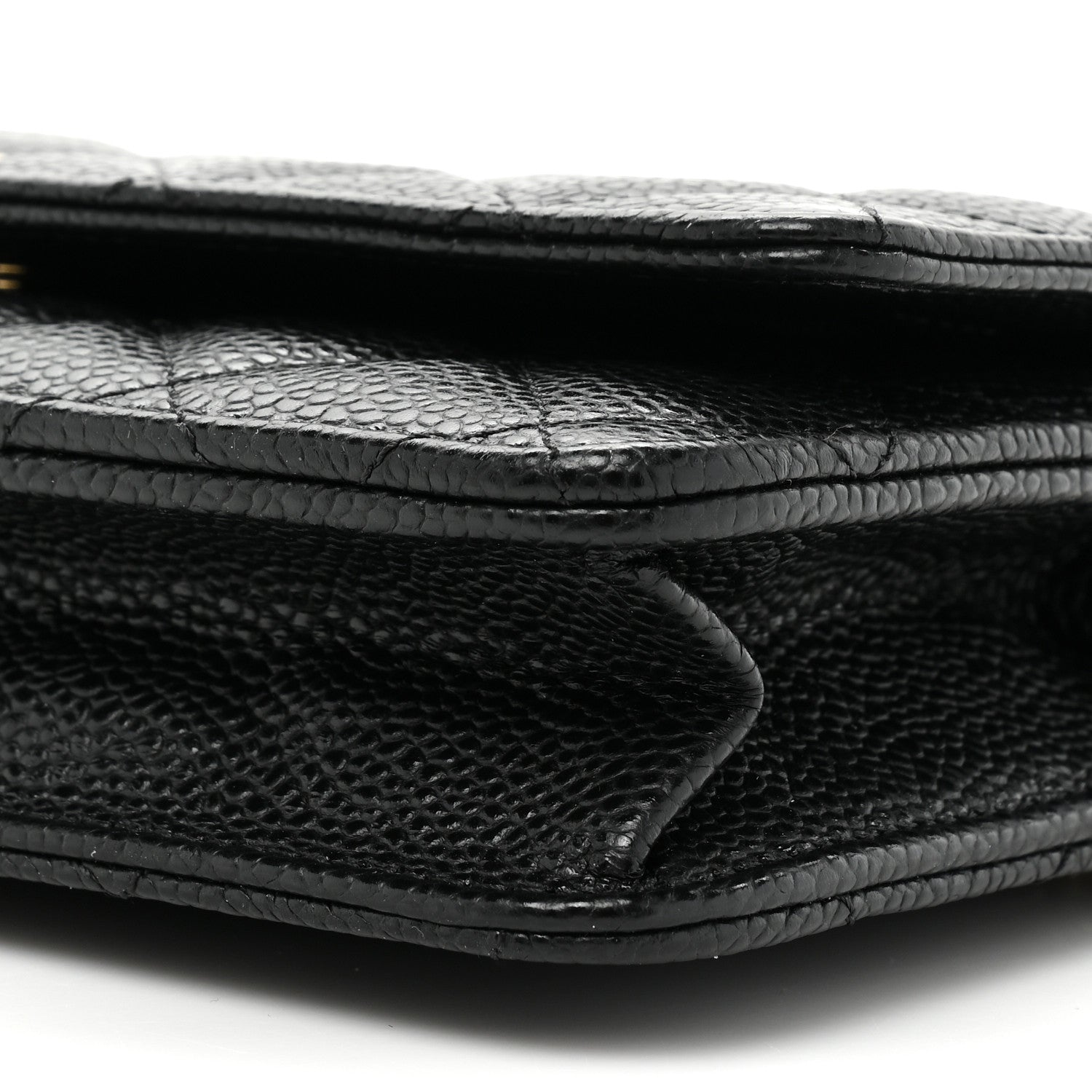 Chanel Caviar Quilted Wallet on Chain WOC Black 10 of 17