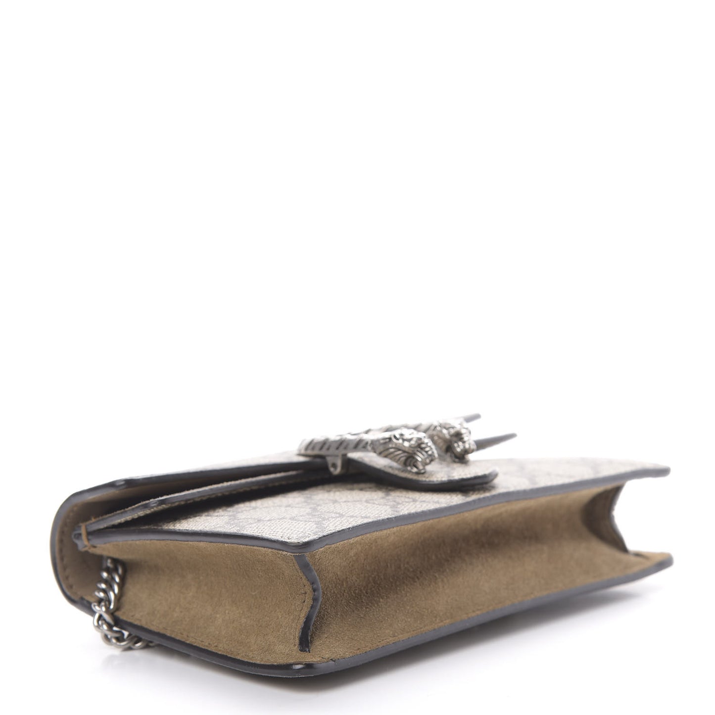 GG Supreme Monogram Super Mini Dionysus Shoulder Bag Taupe