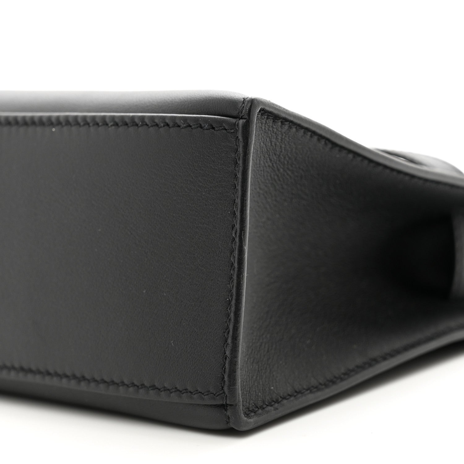 Hermes Swift Kelly Pochette Clutch Black 10 of 11