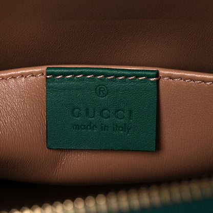 Gucci Snakeskin GG Small Ophidia Dome Shoulder Bag Emerald 6 of 11