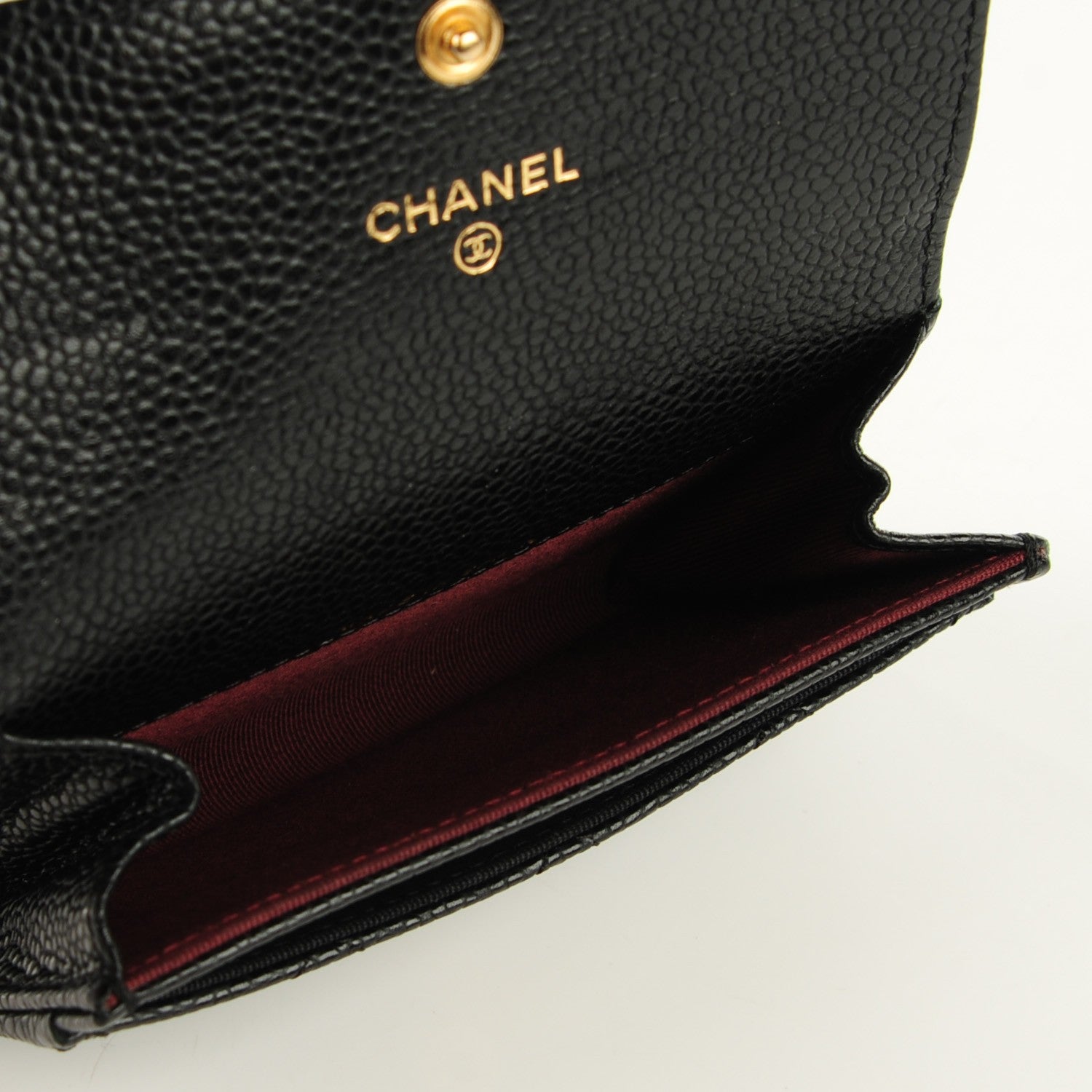 Chanel Caviar Quilted Flap Card Holder Black 8 of 8