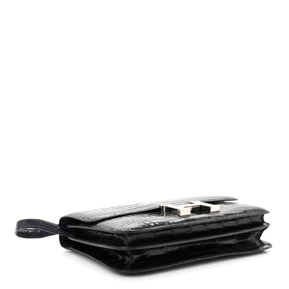 Hermes Shiny Niloticus Crocodile Constance 1-Elan Bleu Abysse 4 of 10