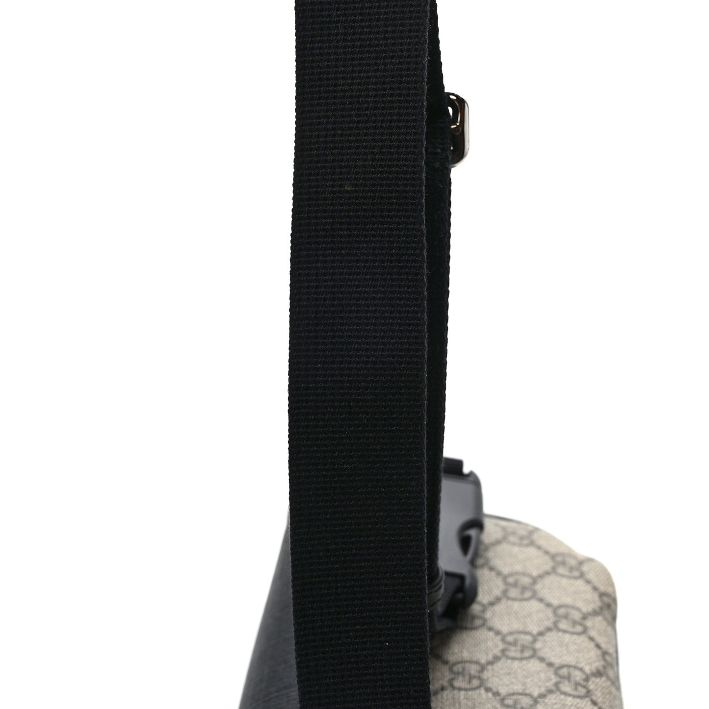 GG Supreme Monogram Belt Bag Black