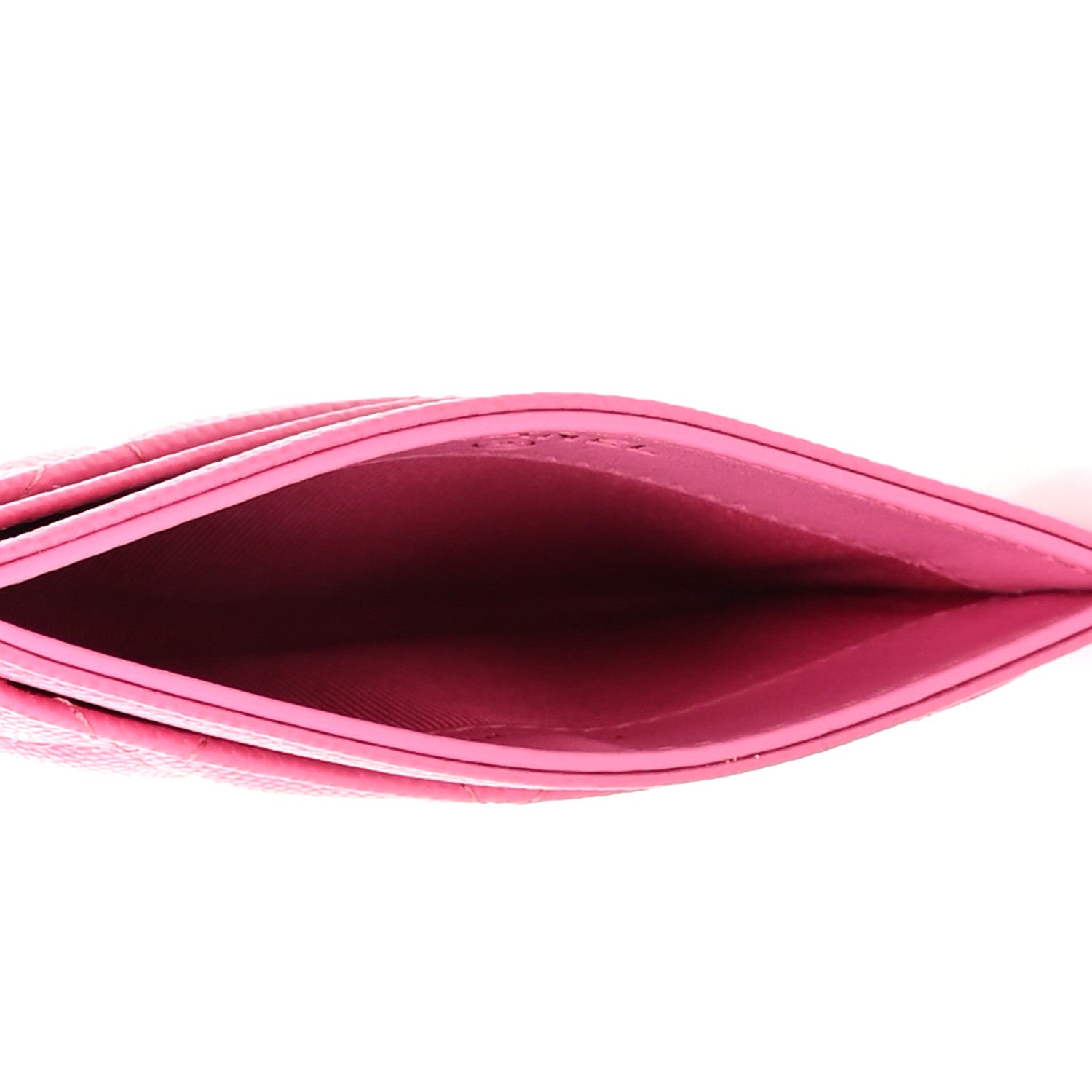 Chanel Caviar Quilted Card Holder Pink 5 of 8